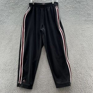 Jordan Sweatpants Black Flight Jumpman Full Zip Breakaway Basketball Pant